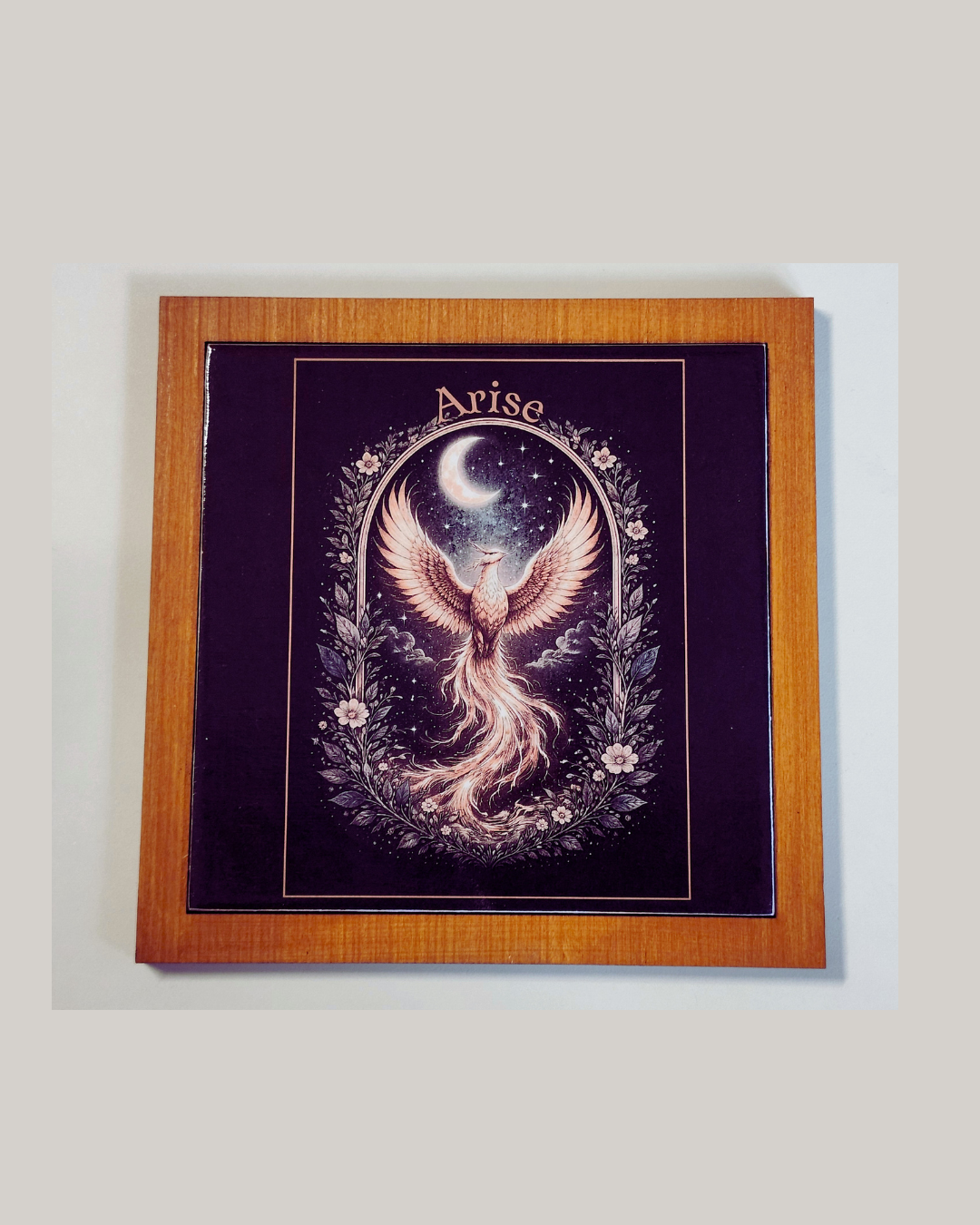 Wild Soul Decorative Tile – Framed 6x6 Ceramic Wall Art