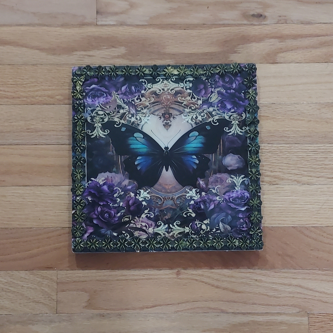 Dark Romantic Butterfly Wall Art