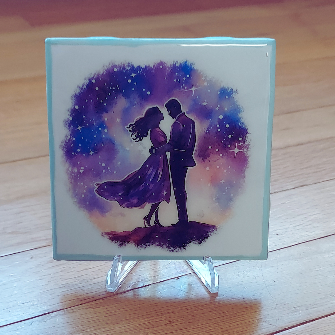 Twilight Dance Couple  Coasters - set of 4